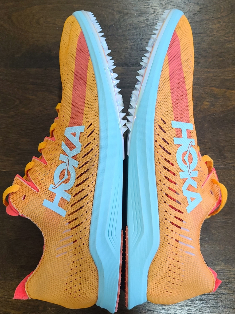 HOKA Cielo X LD Radiant Yellow Camellia Colors UNISEX Men's 11 Women's 12.5 NWOB